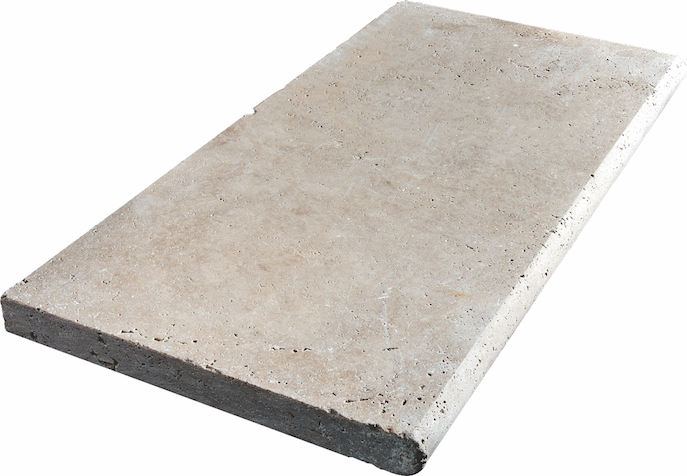 Classic  Cross Cut Travertine Poolcoping  Tumbled