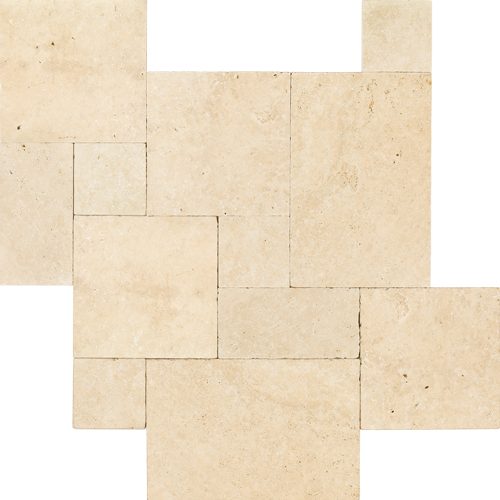 Light Cross Cut Travertine Tumbled